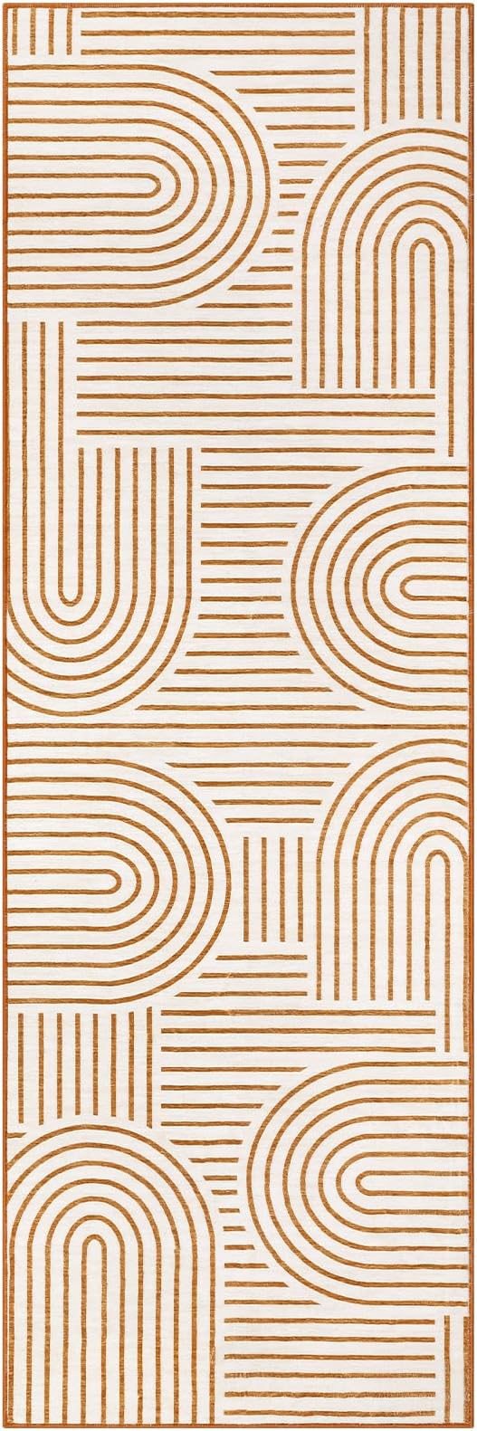 ROYHOME Modern Rug 2x6 Runners for Hallways, Abstract Kitchen Runner Rugs Non - Image 4
