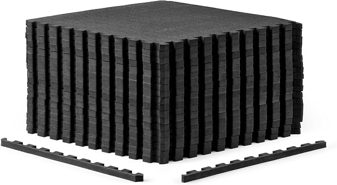 CAP Puzzle Exercise Mats | 3/4” Thick EVA Interlocking Foam Tiles by CAP