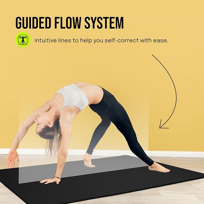 Gogokiwi Extra Wide Yoga Mat for Men Women Non Slip Fitness & Exercise Mat - Image 6