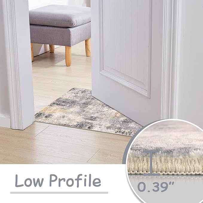 Lahome 2x4 Runner Rug for Hallway, Washable Soft Runner Rug Non Slip, Easy - Image 4