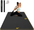 CAMBIVO Yoga Mat 72" x 48" Large Workout Mat by CAMBIVO