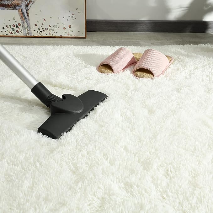 Andecor Soft Fluffy Bedroom Rugs, 4 x 6 Feet Indoor Shaggy Plush Area Rug - Image 4