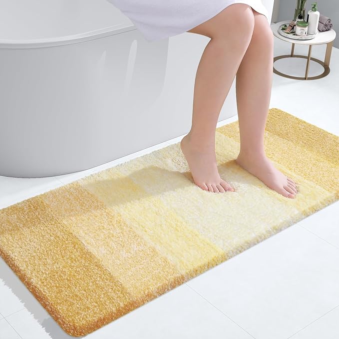 OLANLY Large Bathroom Rugs Mat 40x24, Extra Soft Absorbent Microfiber Bath Rug by OLANLY