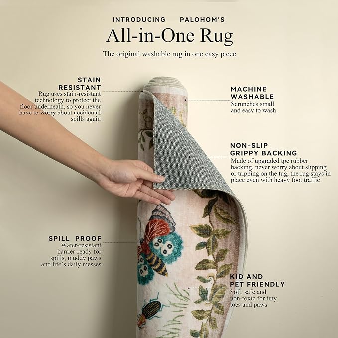 Machine Washable Hallway Runner Rugs: 2'6"x8' Kitchen Runner Stain Resistant - Image 4