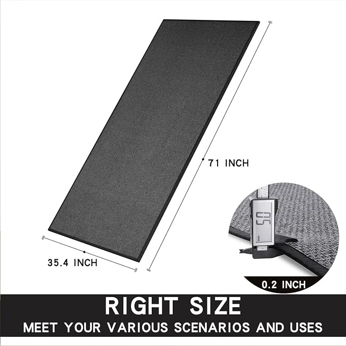 SUMLANS Kitchen Mat, Rubber Backing Cushioned Non Slip Kitchen Rugs - Image 2