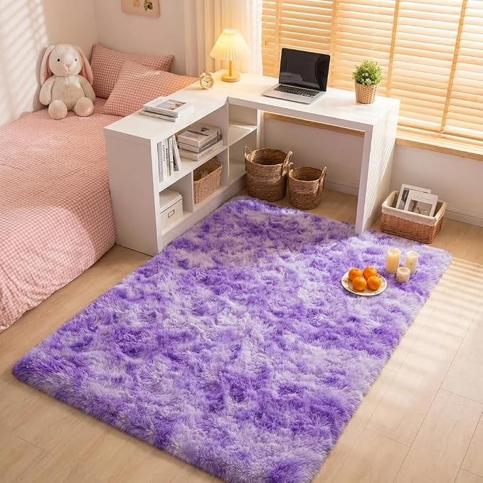 Mugorn 5x7 Rugs for Living Room, Large Fluffy Area Rugs for Bedroom, Soft - Image 6