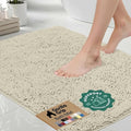 GORILLA GRIP Bath Rug Mat 48x24, Thick Absorbent Chenille, Quick Dry Microfiber by Unknown