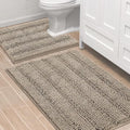H.VERSAILTEX Bathroom Rugs Bath Rug Set 2 Piece Bathroom Contour Rug Toilet Mat by HVERSAILTEX