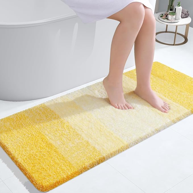 OLANLY Large Bathroom Rugs Mat 40x24, Extra Soft Absorbent Microfiber Bath Rugs by OLANLY