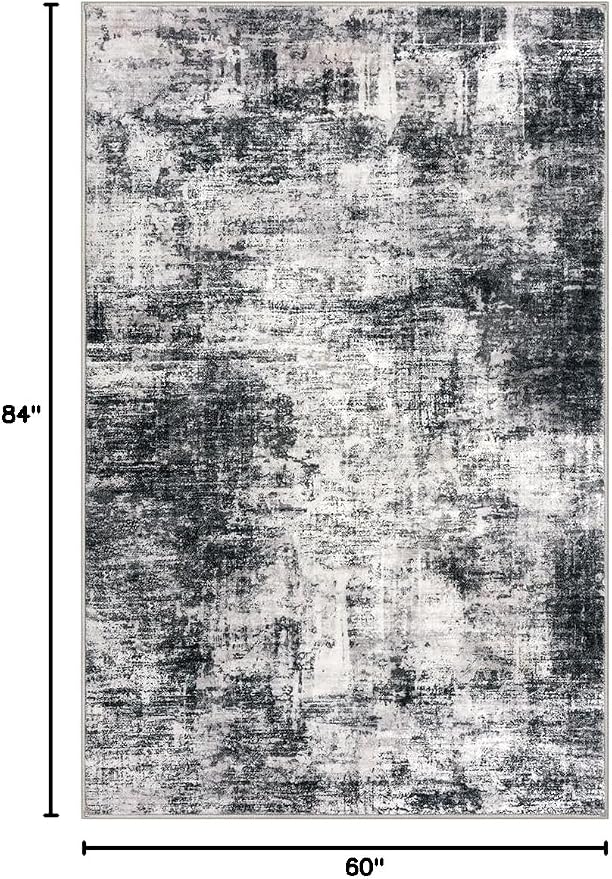 IOHOUZE Modern Abstract Area Rugs 5x7 Ft Washable Rugs - Image 2