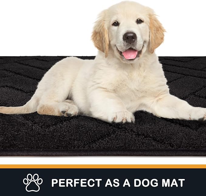 PURRUGS Dirt Trapping Door Mat 34" x 59", Non-Slip Machine Washable Entry Rug - Image 6