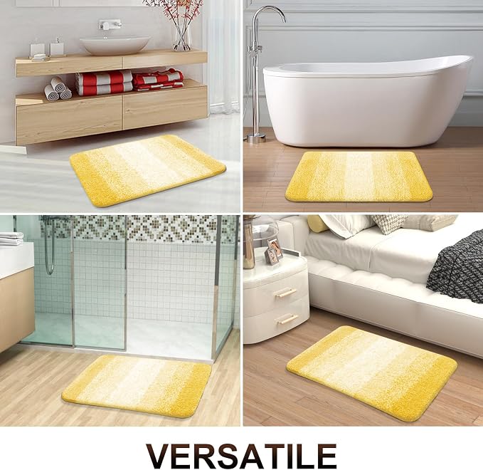 OLANLY Bathroom Runner Rugs Mat 47x24, Extra Soft Absorbent Microfiber Bath Rugs - Image 6