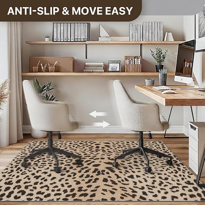 48"x60" Office Chair Mat for Hardwood Tile Floor, Under Desk Carpet Protector - Image 4