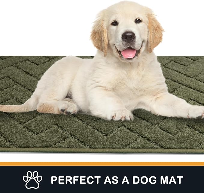 PURRUGS Dirt Trapping Door Mat 24" x 59", Non-Slip Machine Washable Entry Rug - Image 6