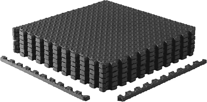 CAP Puzzle Exercise Mats | 3/4” Thick EVA Interlocking Foam Tiles by CAP