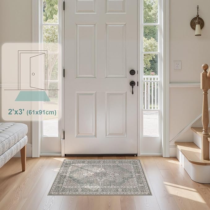Tortania Area Rug 2x3 Doormat - Image 6