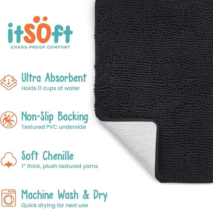 Dog Rugs for Muddy Paws 34x21 | Cleaner Mud Free Floors | Muddy Dogs Mats for - Image 6