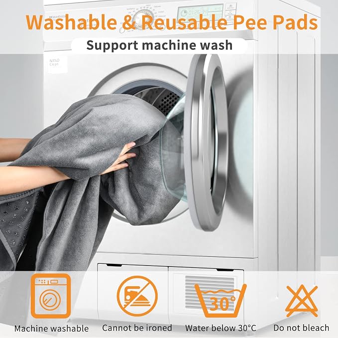 LOOBANI 2 Packs Extra Large Reusable Dog Mat - Image 5