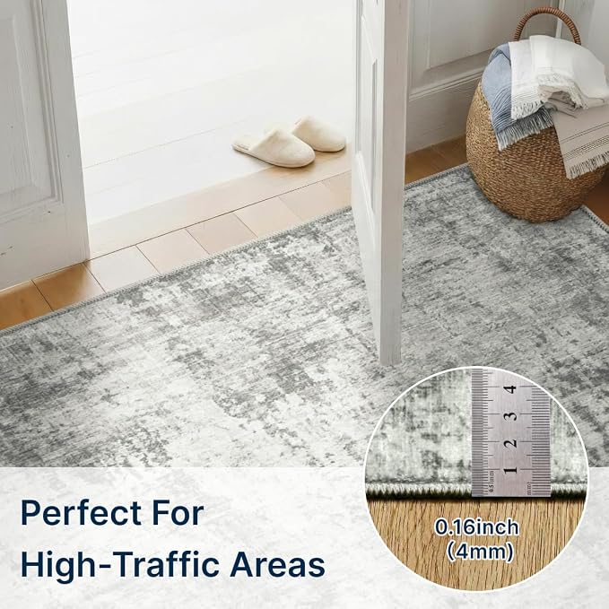 10x14 Area Rugs Washable Living Room Rug-No Slip Soft Carpets Modern Abstract - Image 8