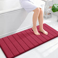 OLANLY Memory Foam Long Bathroom Rugs Runner 47x20, Super Soft Absorbent Bath by OLANLY