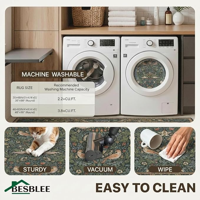 36"x48" Office Chair Mat for Hardwood Tile Floor, Under Desk Carpet Protector - Image 5