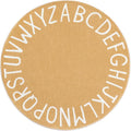 Topotdor Round Kids Play Rug Alphabet Nursery Area Rug Extra Large Soft by Topotdor