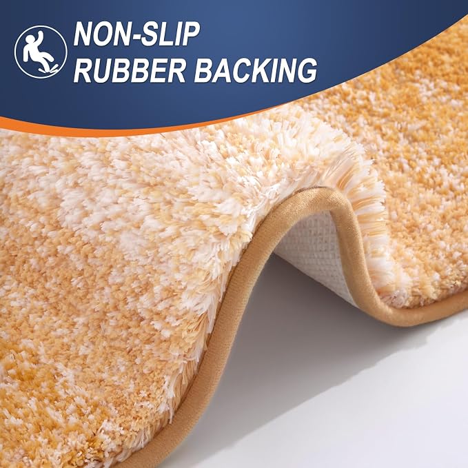 OLANLY Large Bathroom Rugs Mat 50x30, Extra Soft Absorbent Microfiber Bath Rugs - Image 5