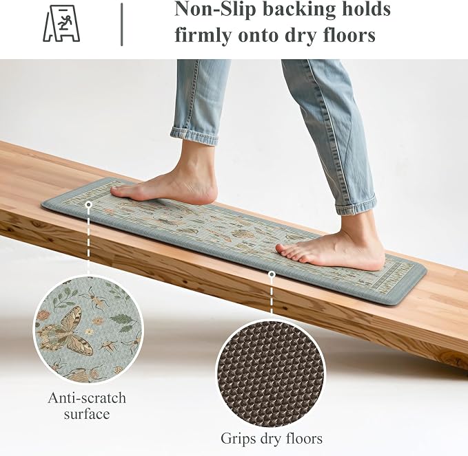LEEVAN Anti Fatigue Mats for Kitchen Floor Non-Slip, Cushioned Kitchen Mats for - Image 4