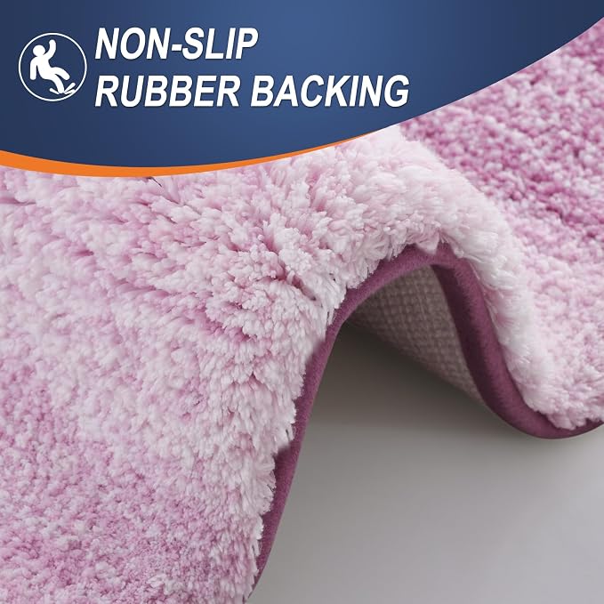 OLANLY Large Bathroom Rugs Mat 45x27, Extra Soft Absorbent Microfiber Bath Rugs - Image 5