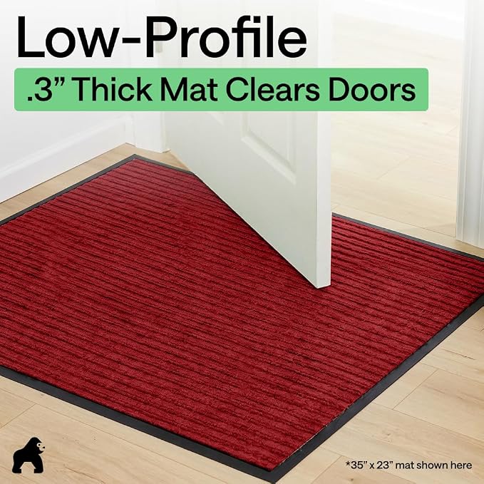 GORILLA GRIP Waterproof Traffic Guard Door Mat, Heavy Duty Entryway Mats - Image 9