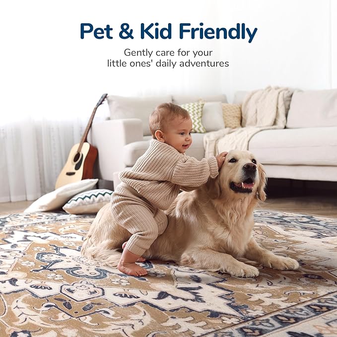 Lessymo 8FT Washable Round Area Rugs - Image 7