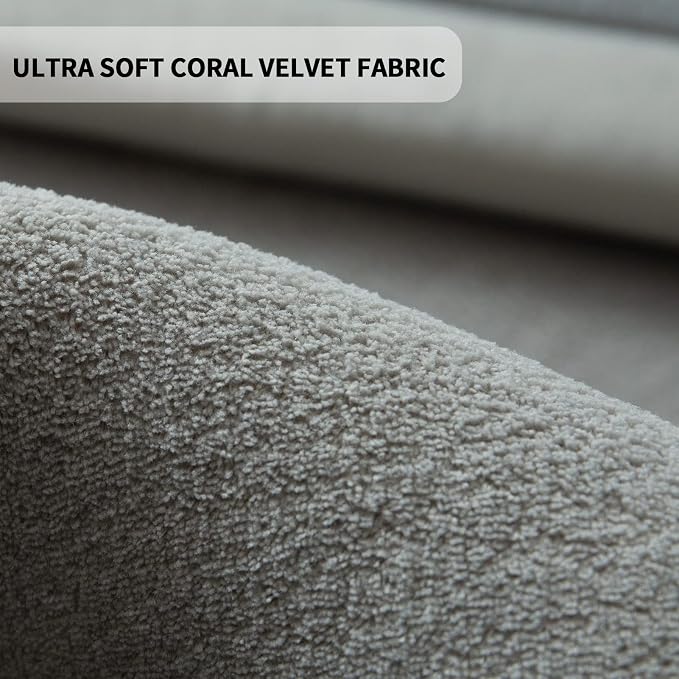 MAXYOYO Grey Coral Velvet Area Rug, Thick Japanese Tatami Mat Living Room Carpet - Image 8