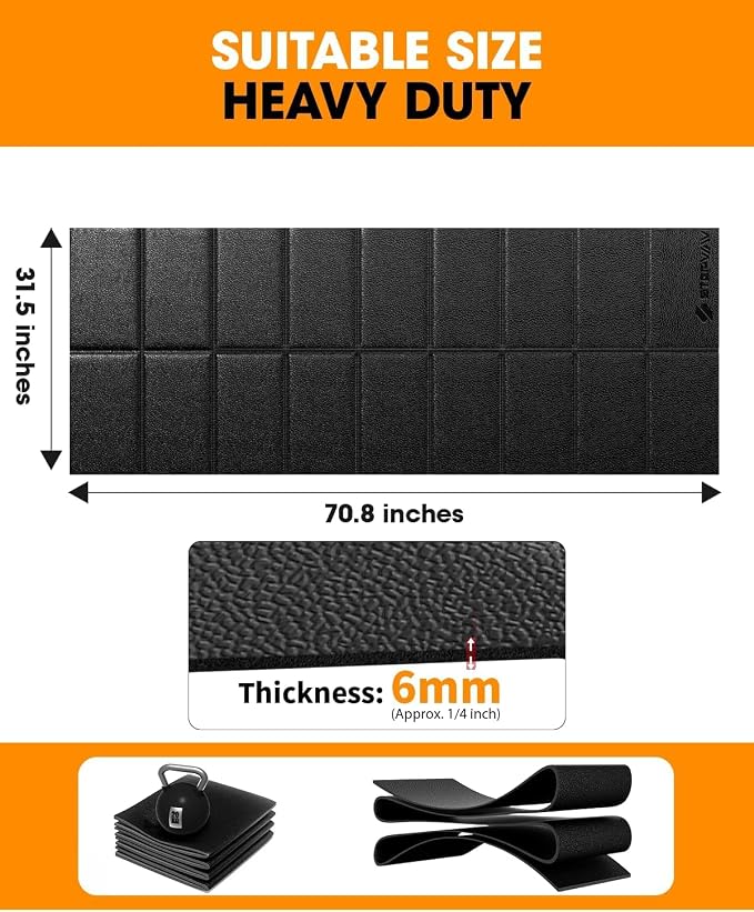 Stepwaver Walking Pad Mat for Carpet, Treamill Mat for Hardwood Floors - Image 2