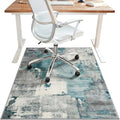 36"x60" Office Chair Mat for Hardwood Tile Floor, Under Desk Carpet Protector by BESBLEE
