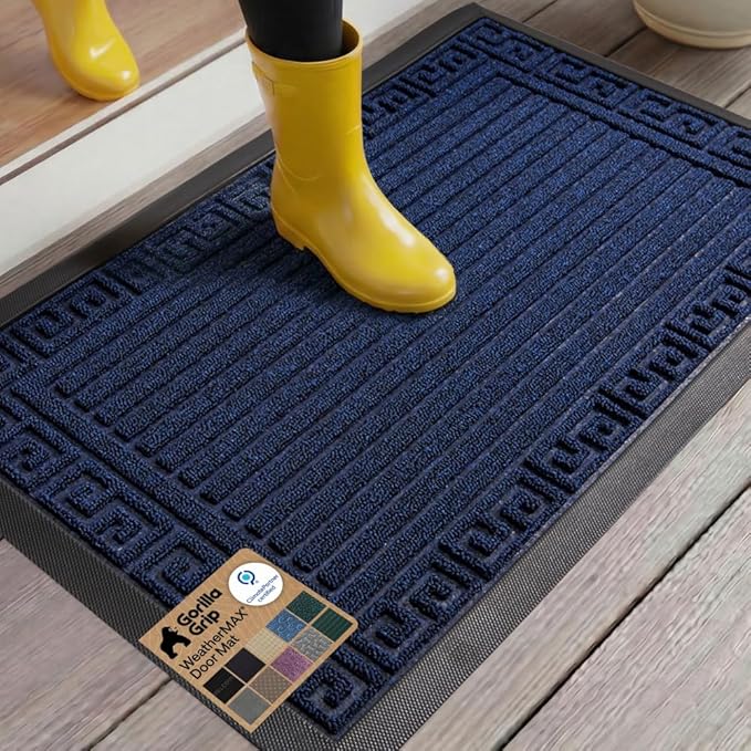 GORILLA GRIP 100% Waterproof All-Season WeatherMAX Doormat, US Designed Natural by Unknown