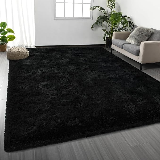 Deerhoo Shag Area Rug, 4 X 6 Plush Fuzzy Rugs by Deerhoo