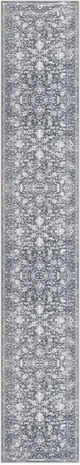 KILOCOCO Runner for Hallway 3x16 Runner Rug Printed Vintage Floral Washable Rug - Image 9