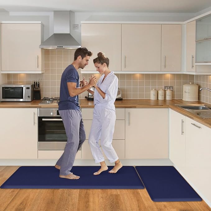 HappyTrends 2 PCS Kitchen Mat Cushioned Anti-Fatigue Floor Mat, Heavy Duty - Image 7