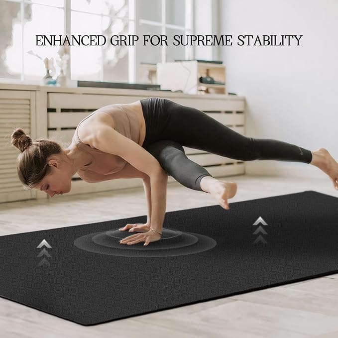 VTORY Extra Large Yoga Mat Thick Exercise Mat - Image 5