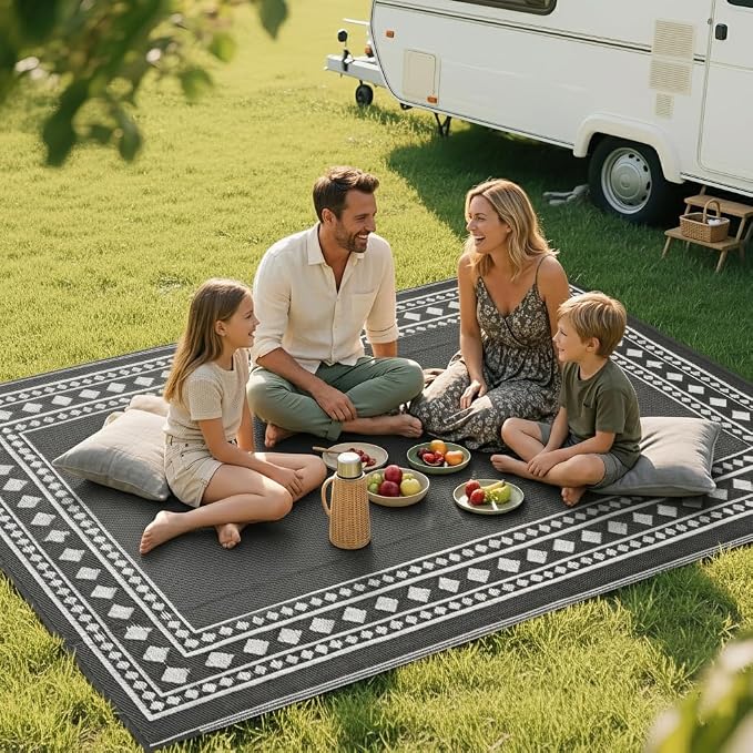 RURALITY Outdoor Rug 9x12 Waterproof - Image 7