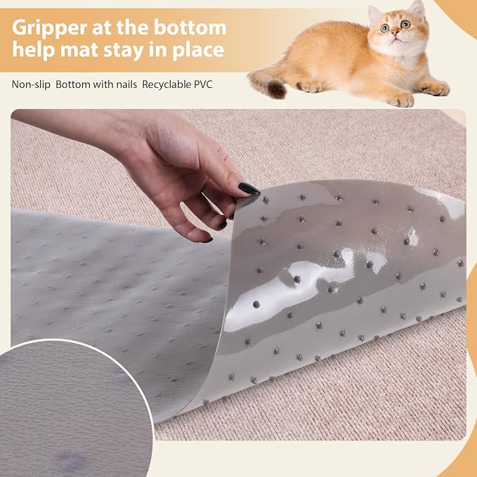 Carpet Protector for Pets Cat Carpet Protector for Doorway, Anti Scratch Under - Image 8