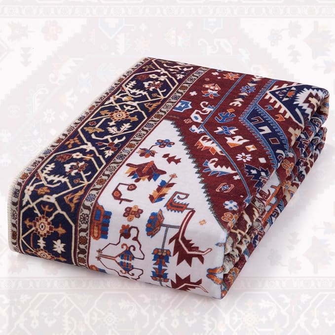 SERISSA Washable Rugs 8x10 Area Rugs, Large Non-Slip Boho Living Room Rug - Image 7