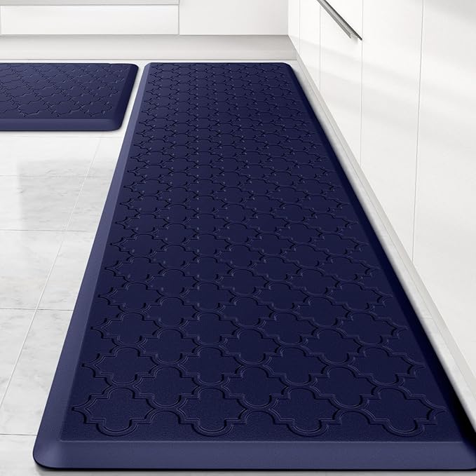 Kitchen Mat Cushioned Anti-Fatigue Floor Mat Water Resistant Non-Skid Kitchen by SoftDuo