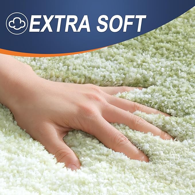 OLANLY Bathroom Runner Rugs Mat 47x24, Extra Soft Absorbent Microfiber Bath Rugs - Image 3