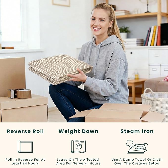 KOZYFLY 6x9 Dining Room Rugs, Washable Area Rug - Image 5