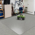 Clear Plastic Area Mat for Under Dining Table, Anti-Spill Hard Floor Protector by ZPAIAreaFloorProtector
