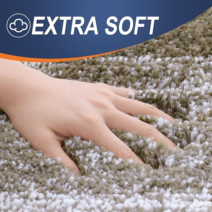 OLANLY Large Bathroom Rugs Mat 45x27, Extra Soft Absorbent Microfiber Bath Rugs - Image 2