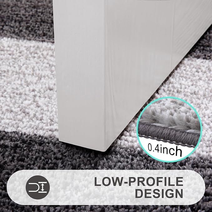Kitinjoy Indoor Outdoor Door Mat, 34x21 Non-Slip Absorbent Dirt Trapper - Image 4