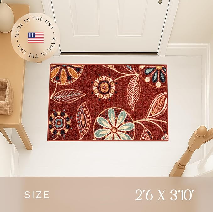Maples Rugs Reggie Floral Kitchen Rug - Image 3