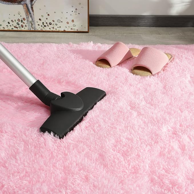 Andecor Soft Fluffy Bedroom Rugs, 5 x 8 Feet Indoor Shaggy Plush Area Rug - Image 5